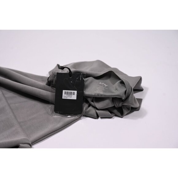 Khy Sueded Stretch Knotted Maxi Dress in Steel Grey - Picture 7 of 7